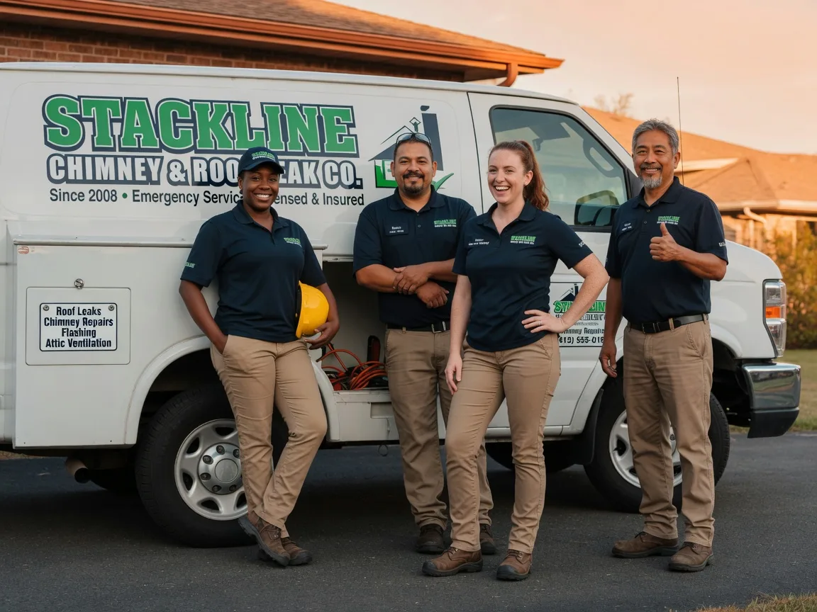 Chimney flashing repair company in Longford, KS